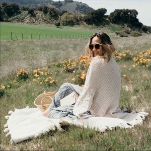 Carley Jean Los Angeles Beatrice Chunky cardigan Sz S/M